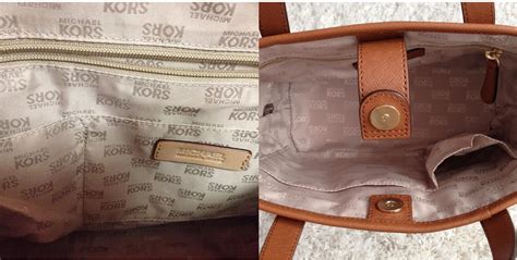 inside of michael kors purse